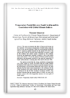 Temperature Variability over Saudi Arabia and its Association with Global Climate Indices